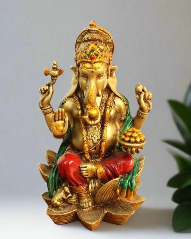 Kamal Ganesh Sitting Multicolor