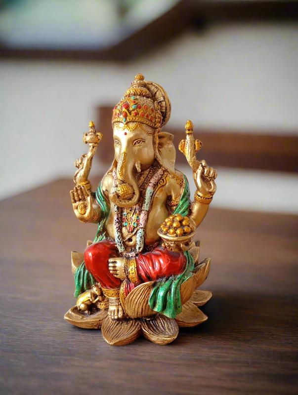 Kamal Ganesh Sitting Multicolor