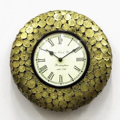 Wooden Clock Coin Design (12