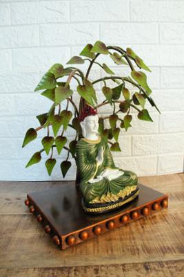 CURVED METAL TREE SMALL WITHOUT BUDDHA