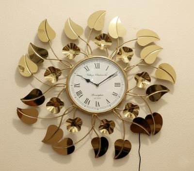 Glossy Plated Wall Clock