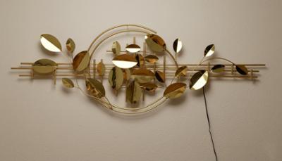 Glossy Plated Wall Décor