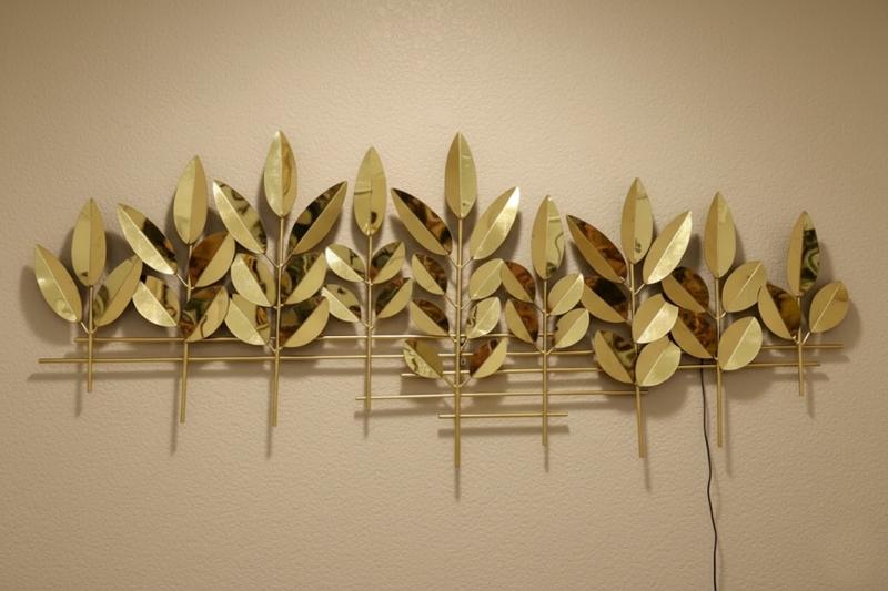 Glossy Plated Wall Décor