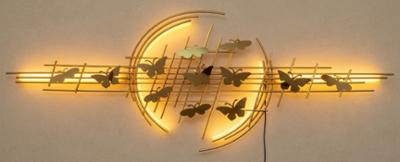 Glossy Plated Wall Décor