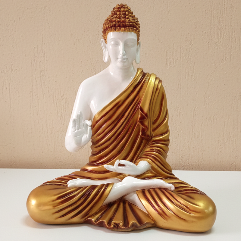 RESIN GOLDEN BUDDHA 24